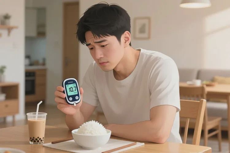 28岁中餐血糖10.7是怎么回事(图1)
