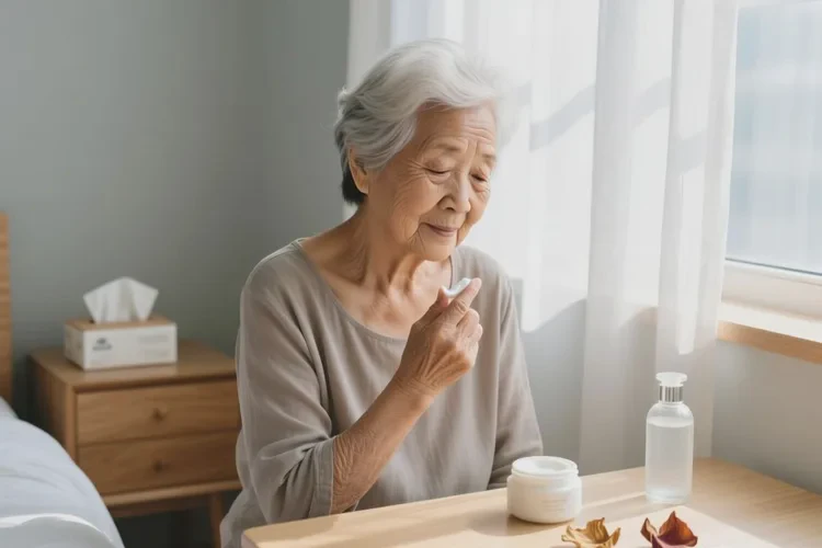 老年人脖子上容易长湿疹可以治愈吗(图1)