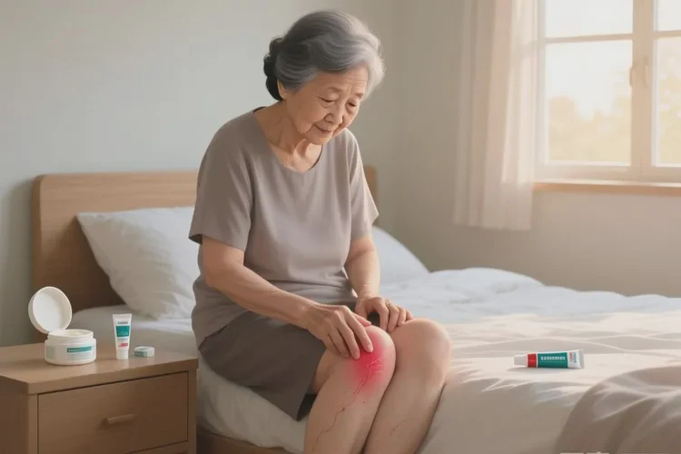 老人大腿上经常起湿疹可以治愈吗(图1)