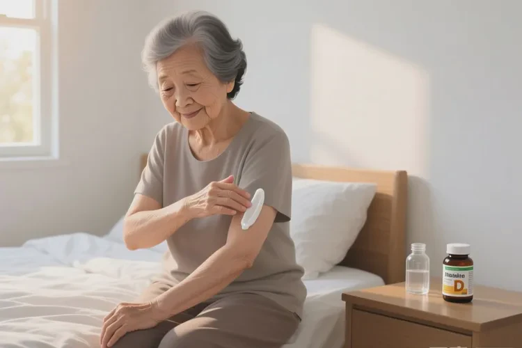 老人手臂上起湿疹可以治愈吗(图2)
