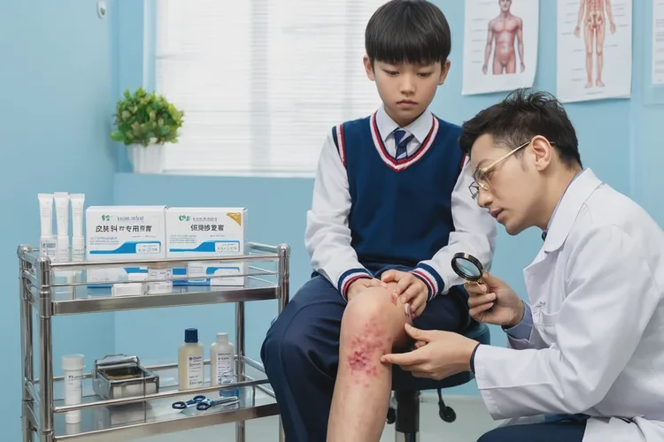 中学生小腿上容易起湿疹能治愈吗(图4)
