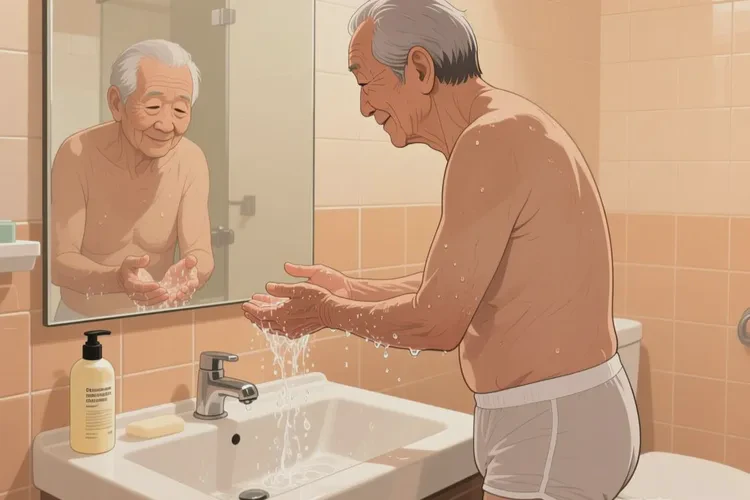 老人屁股上容易长湿疹可以治愈吗(图1)