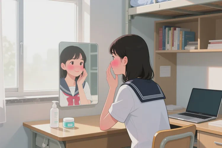 大学生脸上容易起湿疹能治愈吗(图1)