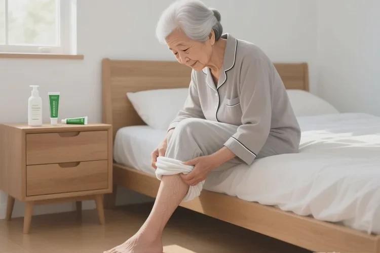老年人小腿出湿疹可以治愈吗(图1)