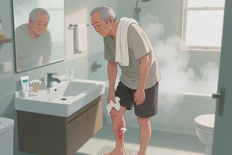 老人小腿上容易起湿疹可以治愈吗(图2)