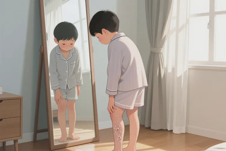 儿童小腿上起湿疹能不能治愈(图2)