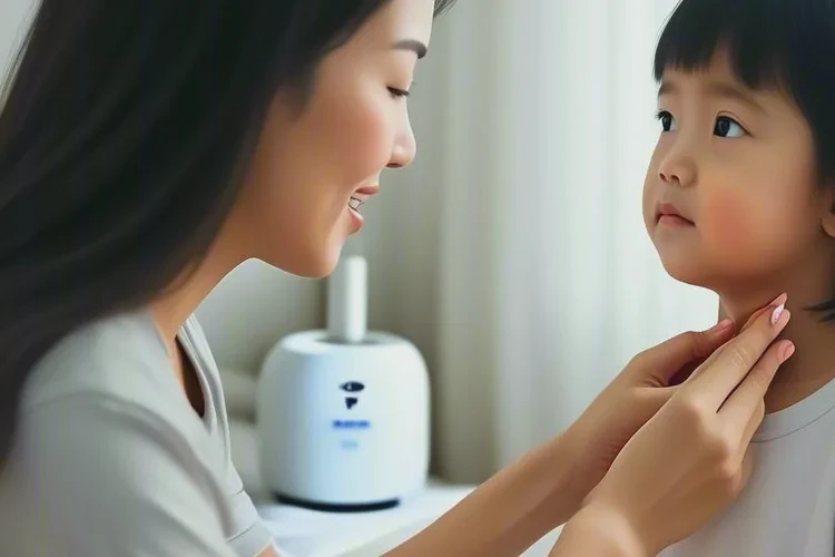 儿童脖子容易起湿疹能不能治愈(图1)