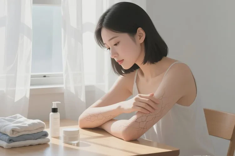 女性四肢容易起湿疹可以治愈吗(图1)