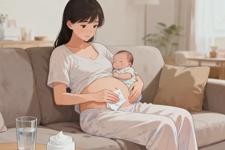 产妇肚子上偶尔起湿疹可以治愈吗(图2)