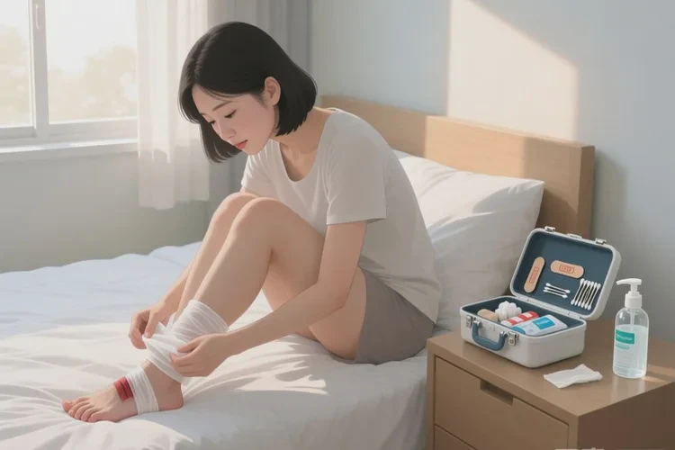 女性脚上容易起湿疹可以治愈吗(图1)