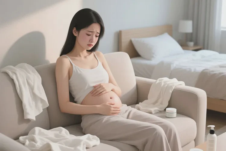 女性肚子容易起湿疹可以治愈吗(图1)