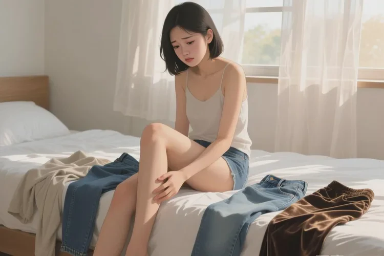 女性大腿偶尔长湿疹可以治愈吗(图1)