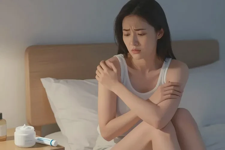 女性四肢出现湿疹可以治愈吗(图1)