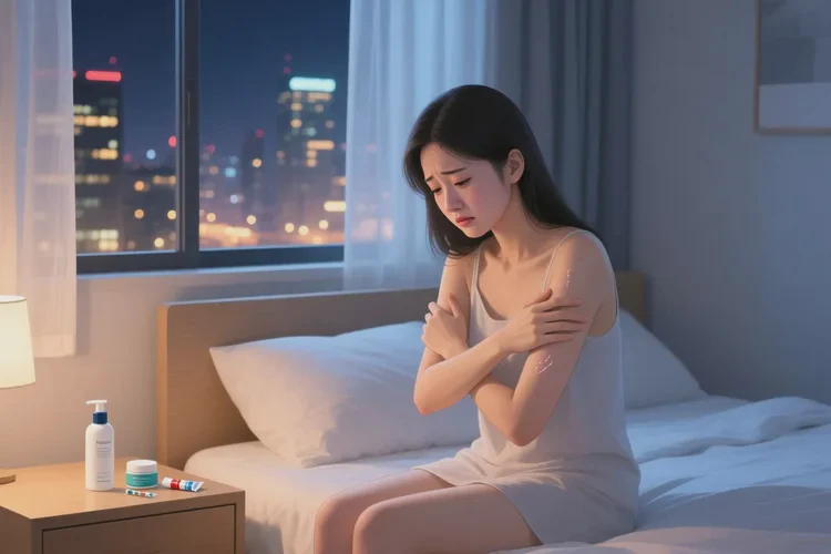 女性四肢有湿疹可以治愈吗(图1)