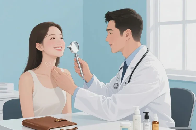 女生脖子出湿疹可以治愈吗(图2)