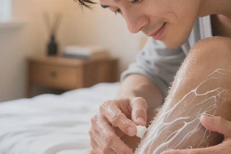 男生小腿上偶尔长湿疹可以治愈吗(图3)