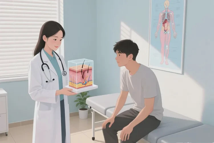 男生大腿上经常长湿疹可以治愈吗(图2)