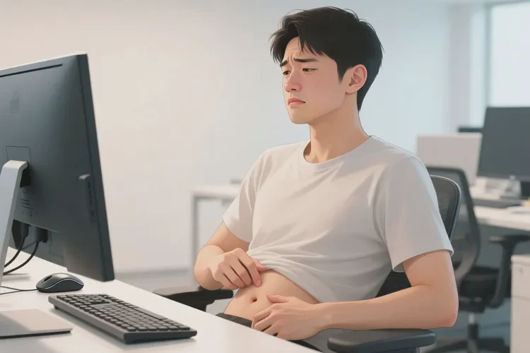 男生肚子上偶尔长湿疹可以治愈吗(图1)