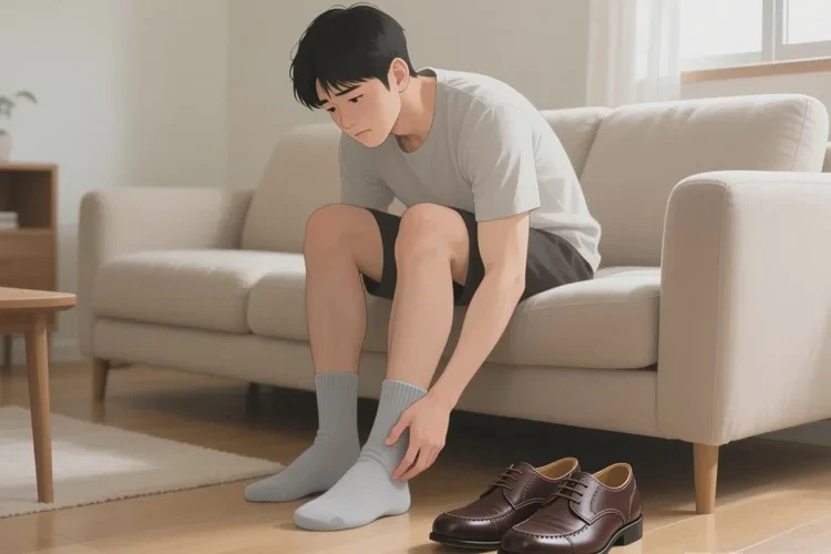男生脚上长湿疹可以治愈吗(图1)