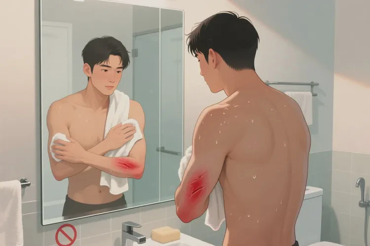 男生手臂上出湿疹可以治愈吗(图2)