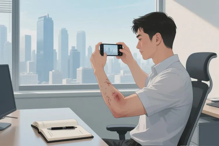 男生手臂上偶尔起湿疹可以治愈吗(图4)