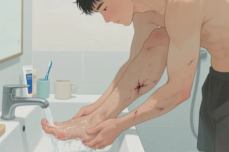 男生脚上出现湿疹可以治愈吗(图2)