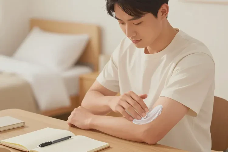 男生手臂上有湿疹可以治愈吗(图3)