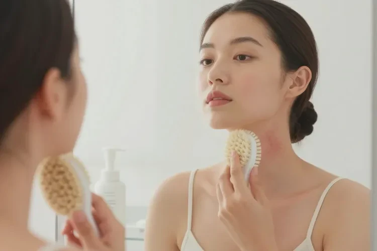 女生脖子容易长湿疹可以治愈吗(图1)