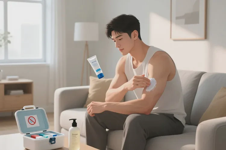男生身上偶尔长湿疹可以治愈吗(图2)