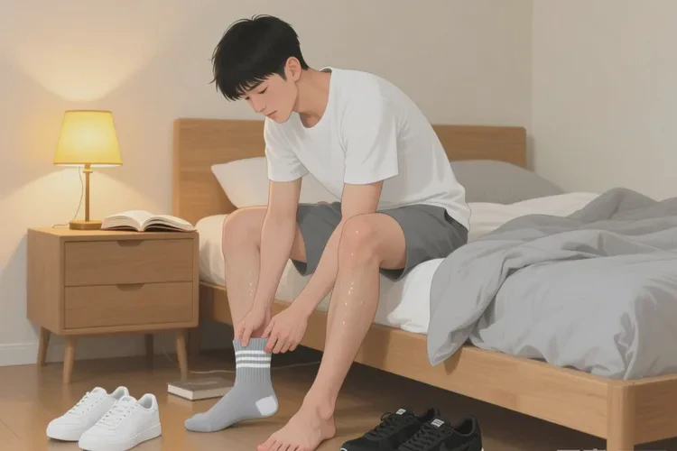 男生脚上偶尔起湿疹可以治愈吗(图1)