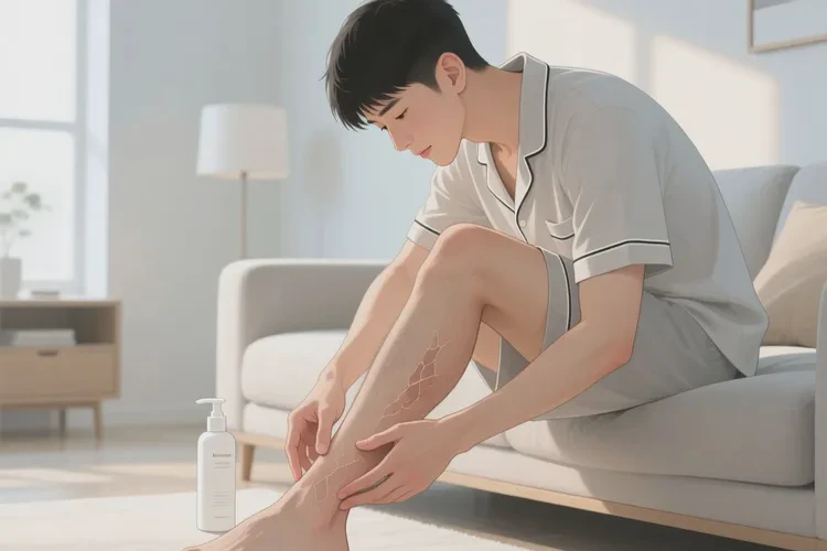 男生小腿经常起湿疹可以治愈吗(图1)
