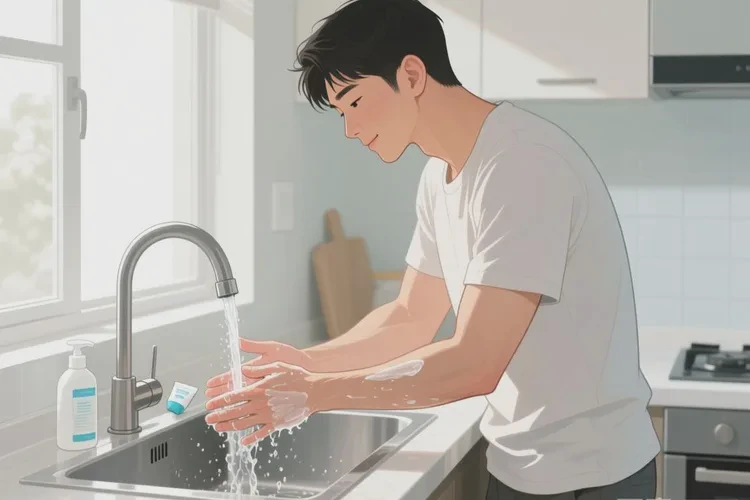 男生手上出现湿疹可以治愈吗(图1)