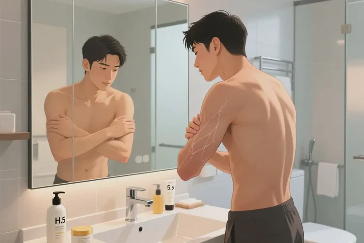 男生手臂上容易起湿疹可以治愈吗(图4)