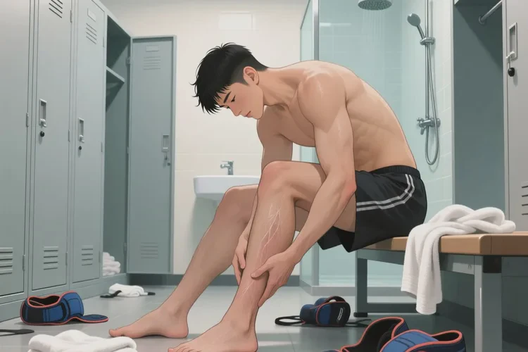 男生小腿上出现湿疹可以治愈吗(图1)