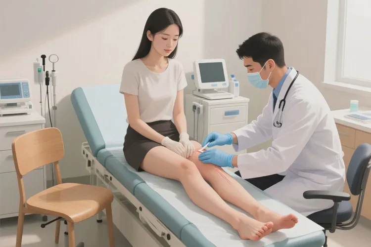 女生大腿长湿疹可以治愈吗(图4)