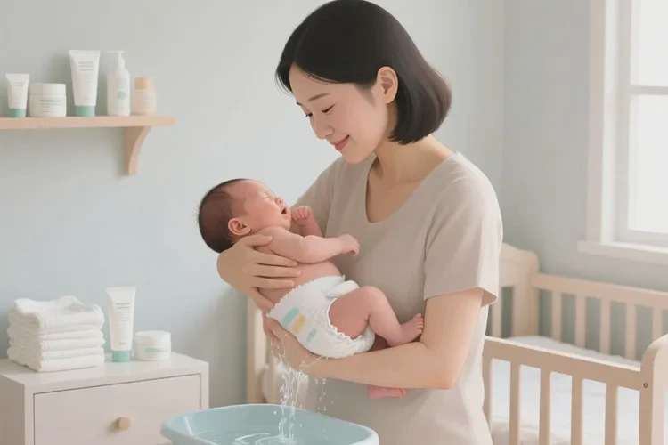 新生儿肛周长湿疹可以治愈吗(图1)