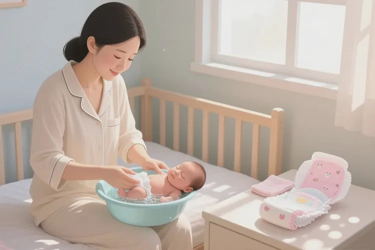 新生儿屁股长湿疹可以治愈吗(图1)