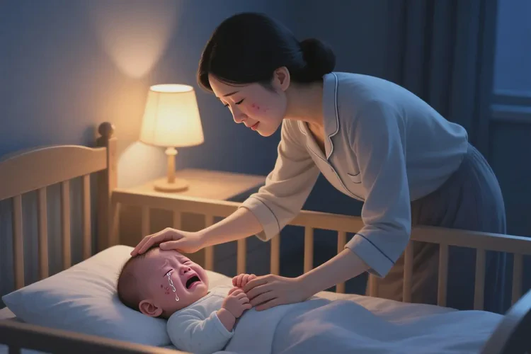 新生儿脸上偶尔起湿疹可以治愈吗(图4)
