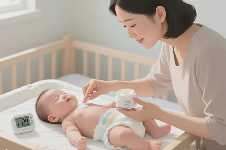 新生儿脖子经常起湿疹可以治愈吗(图1)