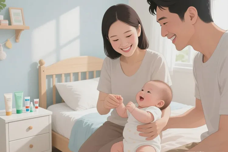 新生儿脸上容易长湿疹可以治愈吗(图3)
