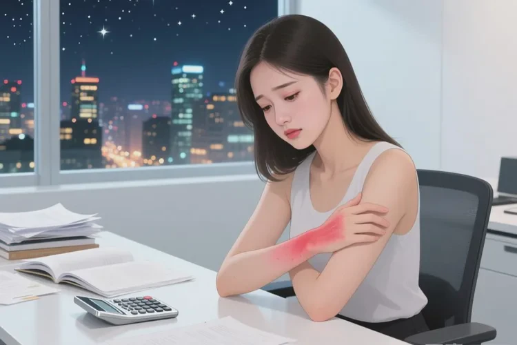女生身上偶尔起湿疹可以治愈吗(图1)