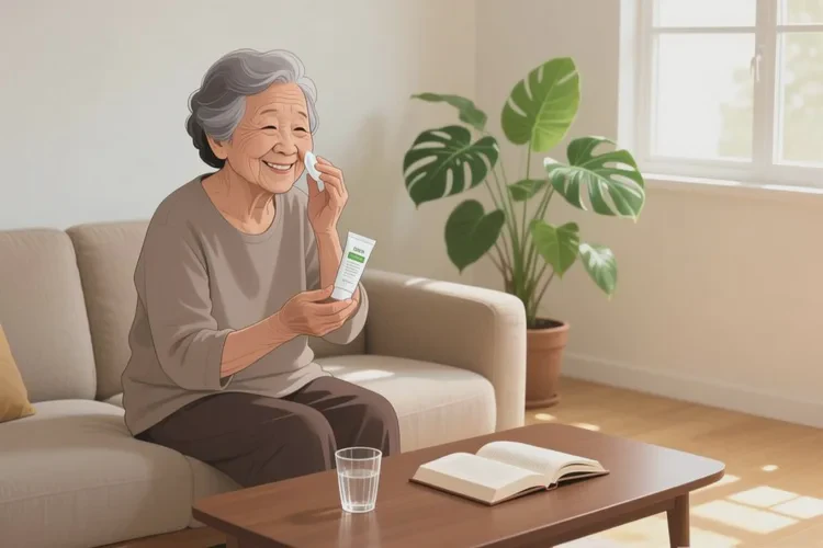 高龄老人面部偶尔起湿疹可不可以治愈(图1)