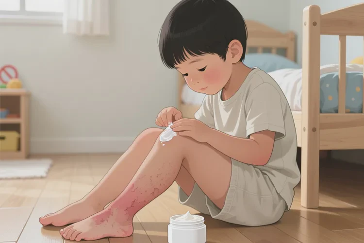 小学生小腿上长湿疹能靠自己自愈吗(图1)
