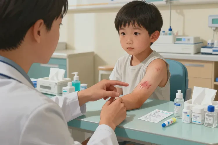 小学生手臂上容易长湿疹能靠自己自愈吗(图3)