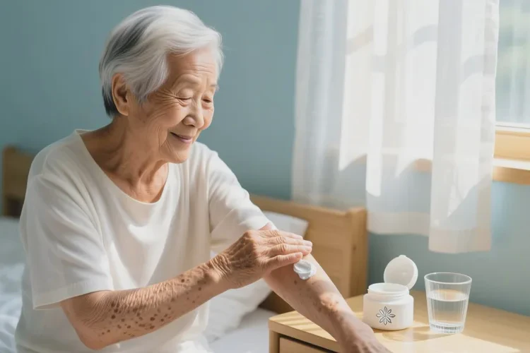 高龄老人全身偶尔长湿疹可不可以治愈(图1)