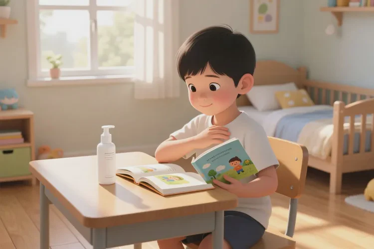 小学生手臂上起湿疹能靠自己自愈吗(图1)