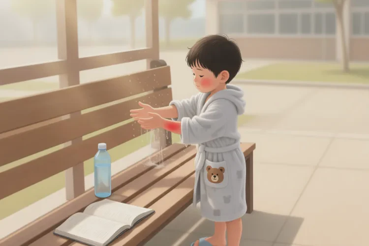 小学生身上起湿疹能靠自己自愈吗(图2)