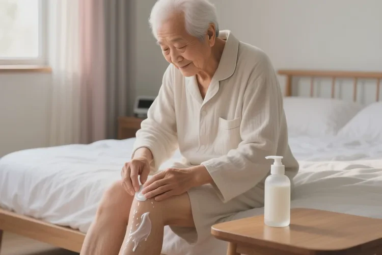 高龄老人大腿上经常起湿疹可不可以治愈(图1)