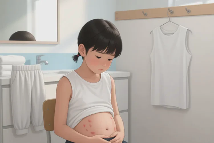 小学生肚子上经常起湿疹能靠自己自愈吗(图3)