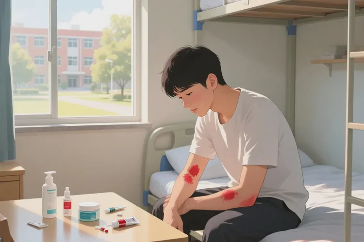 大学生四肢经常长湿疹能靠自己自愈吗(图1)